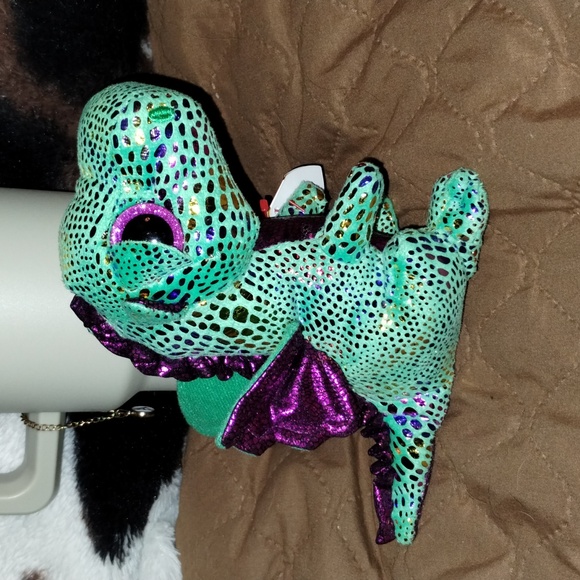Ty Beanie Babies Boo Cinder the Dragon - Picture 4 of 5